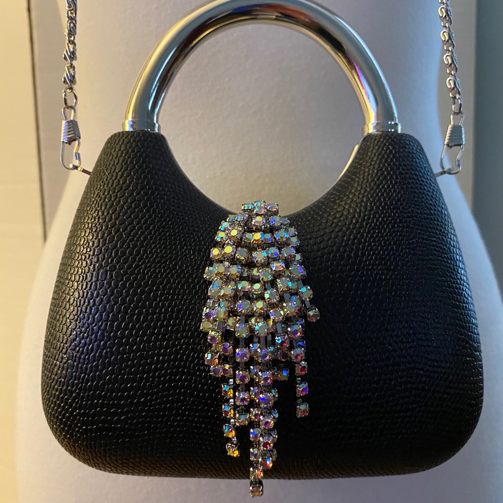 Black Mini Leather Purse/Bag